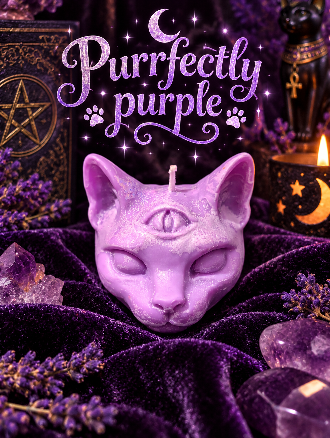 Purrfectly Purple