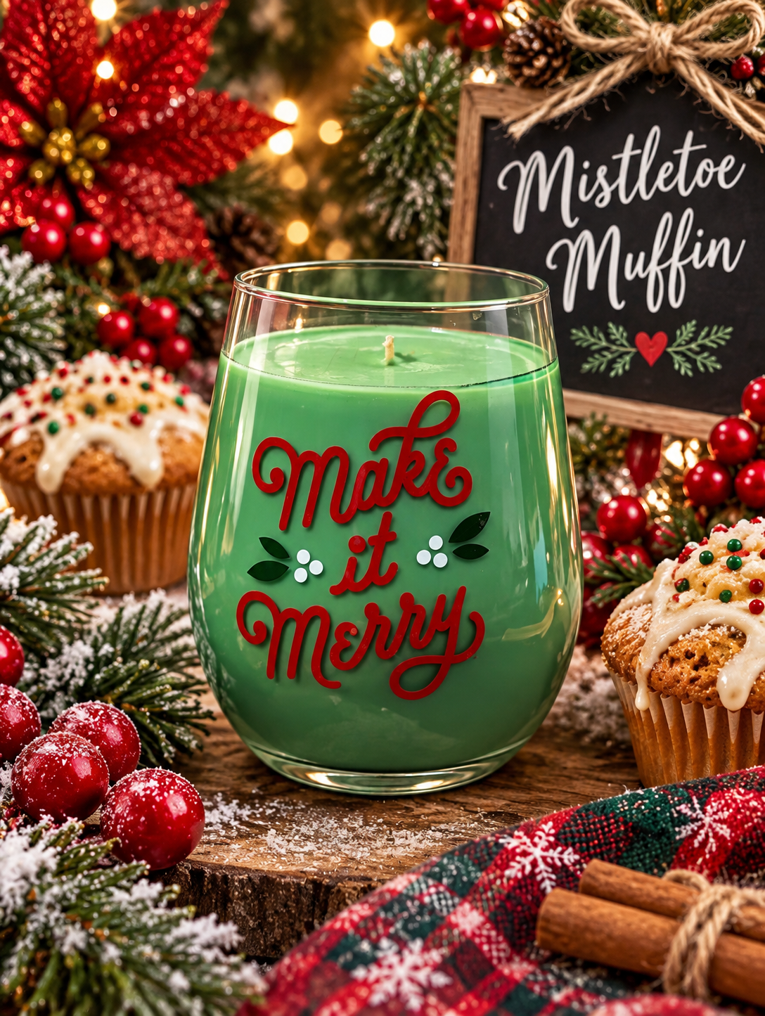 Mistletoe Muffin